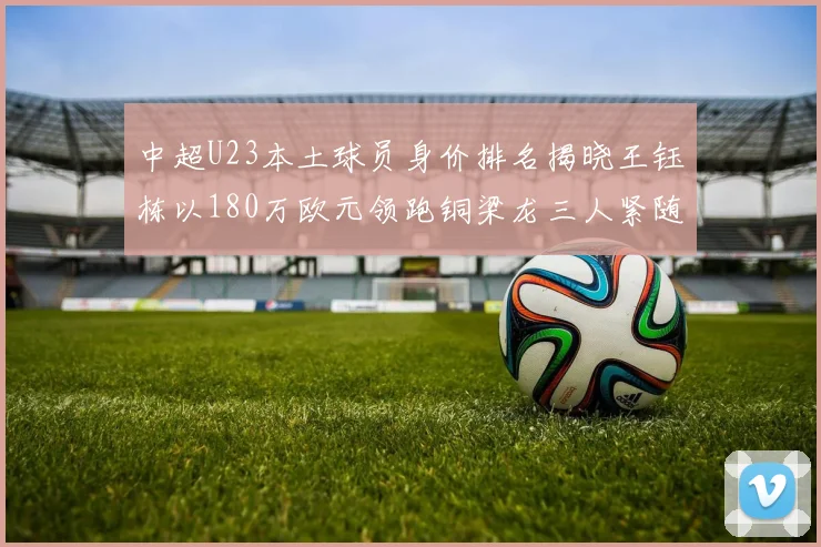 中超U23本土球员身价排名揭晓王钰栋以180万欧元领跑铜梁龙三人紧随其后